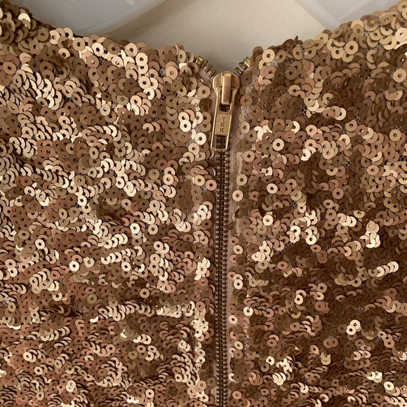 French connection sexy sparkle sequin dress v neck Sz 6 NWT NYE holidays party - Picture 9 of 10